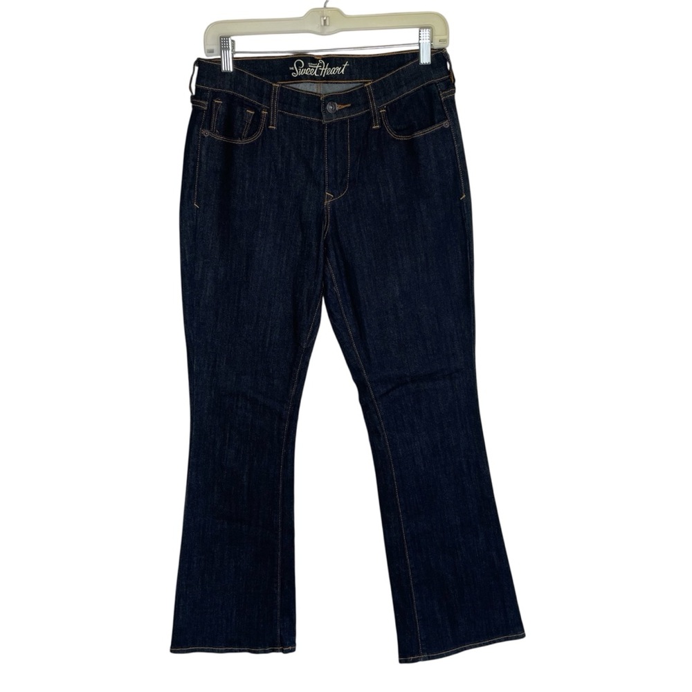 NWOT Old Navy “The Sweetheart” Dark Wash Mid Rise Flare Jeans
